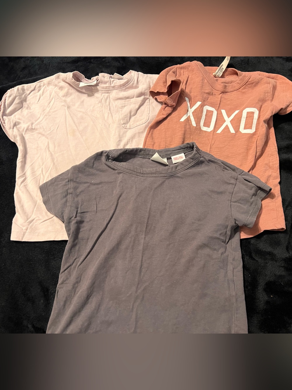 Kids Casual Tee Pack - Pink, Gray & Dusty Rose
